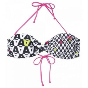 Stanik kąpielowy adidas Separates Allover Bandeau Bikini Top W AJ7930