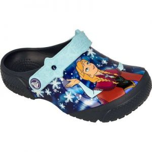 Klapki Crocs Fun Lab Disney Frozen Jr 204112 granatowe