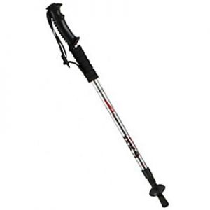 Kij trekingowy nordic walking  srebrny 1szt