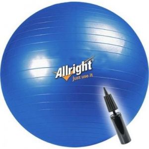 Piłka gimnastyczna ALLRIGHT 55cm + pompka