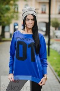 Bluza sportowa z nadrukiem z przodu