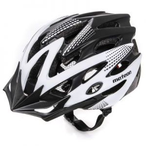Kask rowerowy Meteor MV29 2453 biało-czarny