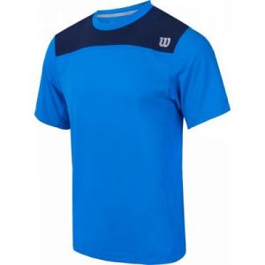 Koszulka tenisowa Wilson Knit Stretch Woven Crew M WRA736202