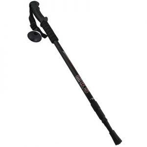 Kij trekingowy nordic walking  czarny 1szt