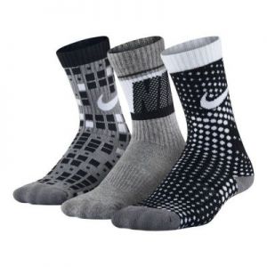 Skarpety Nike Cotton Cushion Multi-Graphic Crew Sock 3pak Junior SX5097-904