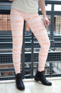 Legginsy dwukolorowe