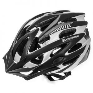 Kask rowerowy Meteor MV29 2454 srebrno-czarny