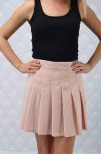 Plisowana spódnica mini