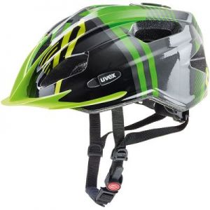 Kask rowerowy Uvex Quatro Junior zielono-czarny