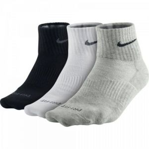 Skarpety Nike Dri-FIT Cotton Quarter 3pak SX4847-901