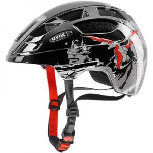 Kask rowerowy Uvex Finale Junior czarno-czerwony