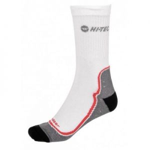 Skarpety Hi-Tec Gimbo biało-czerwone
