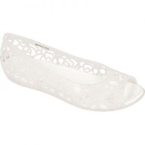 Sandały Crocs Isabella Jelly Flat W 203285 białe