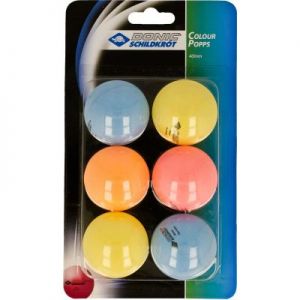 Piłeczki do tenisa stołowego Donic Color Popps 6 szt