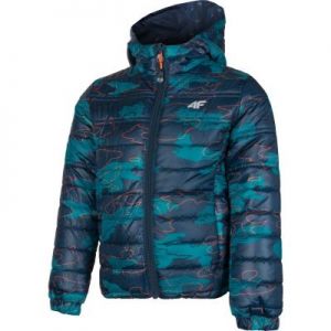 Kurtka 4f Kids J4L17-JKUM101 granatowo-zielona