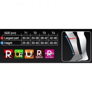 Opaski kompresyjne Compressport Calf R2 v2 Black R2V2-99B