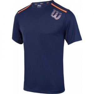 Koszulka tenisowa Wilson Linear Blur Print Crew M WRA730701