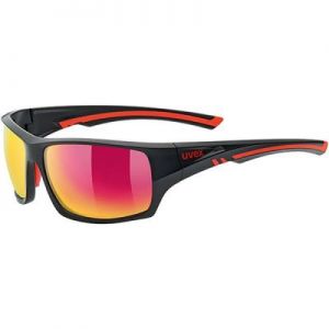 Okulary Uvex Sportstyle 222 pola czarno-czerwone