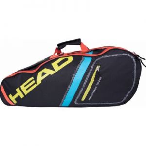Torba tenisowa Head Tour Team 6R Combi 283236 szaro-pomarańczowa
