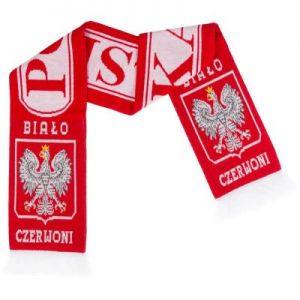 Szalik kibica Honor-Odwaga Polska dwustronny