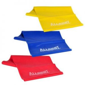 Guma do ćwiczeń Pilates Allright 120x15x0,45 żółta