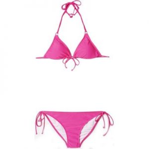 Strój kąpielowy adidas Essentials Triangle Bikini Neon Version W AJ7904