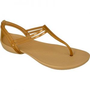 Sandały Crocs Isabella T-strap W 202467 brązowe