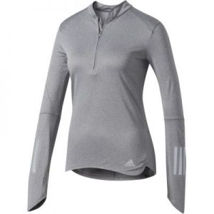Koszulka biegowa adidas Response 1/2 Zip Long Sleeve Tee W B47695