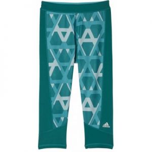 Spodnie treningowe adidas 3/4 Techfit Capri Print 1 W AI2954