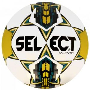 Piłka nożna Select Talento biało-żółto-zielona
